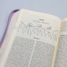 Nova Bíblia Pastoral | Letra Normal | Luxo | Tamanho Médio | Lilás | Zíper