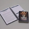 Kit Planner Masculino Clássico Marrom + Devocional Palavras de Jesus em Vermelho Isaías | Maravilhosa Benção 