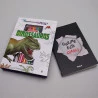 Kit Dinossauros Sapecas | Queime Este Diário | Preto + Megakit Para Colorir | Fantásticos Dinossauros