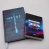 Kit Bíblia ACF Gigante Jesus Saves + Devocional Palavras de Jesus em Vermelho Nébula | Plena Sabedoria 