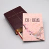  Kit Bíblia de Estudo NVT | Luxo | Vinho + Devocional Eu e Deus Pássaro | O Conhecimento de Deus 
