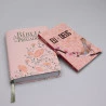 Kit Bíblia da Pregadora RA | Flores Rosa/Verde + Devocional Eu e Deus Pássaro | Coração Puro 