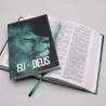  Kit Bíblia Sagrada ACF Letra Gigante Leão Azul + Devocional Eu e Deus | Caminhos Para Sabedoria