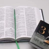 Kit Bíblia Sagrada ACF Letra Gigante Leão Azul + 3 Minutos com Charles H. Spurgeon | O Poder da Oração