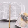 Kit Bíblia Sagrada ACF Letra Gigante Leão Dourado + 3 Minutos com Andrew Murray | O Poder da Oração