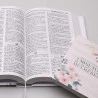 Kit Bíblia Sagrada ACF Letra Gigante Floral + 3 Minutos de Sabedoria Para Mulheres | O Poder da Oração