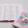 Kit Bíblia NVI Slim Deus + Devocional Eu e Deus Colagem | Amor a Palavra 