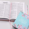Kit Bíblia Sagrada ACF Letra Gigante Florescer + 3 Minutos de Sabedoria Para Mulheres | O Poder da Oração