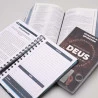 Kit Bíblia do Homem + Planner Masculino Leão Azul + Devocional Spurgeon | Paz Perfeita