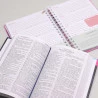 Kit Planner de Oração | Ouço Deus Me Chamar | Beija Flor + Bíblia Grife e Rabisque Nébula | Consolo Para o Coração 
