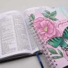 Kit Bíblia Grife e Rabisque ACF | Nébula + Planner Minha Jornada Diária | Borboleta | Poder e Amor 