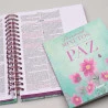 Kit Devocional Minutos de Paz | Rosa e Verde | Bíblia Sagrada Anote a Palavra | NVI | Verde e Rosa | Círculo de Amor