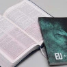 Kit Bíblia do Pregador RC | Azul Claro/Escuro + Devocional Eu e Deus Leão Azul | Paz Verdadeira 