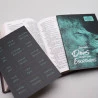 Kit Bíblia AEC Letra Grande Montanha + Abas Adesivas Leão Azul | Paz Perfeita