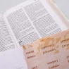 Kit Bíblia AEC Letra Gigante Verde + Abas Adesivas Lettering | Paz Perfeita