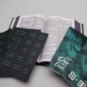 Kit Bíblia RC Jumbo | Harpa Avivada + Eu e Deus + Abas Adesivas | Leão Azul | Vivendo Pela Fé 