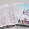 Kit Bíblia de Estudo da Mulher Segundo o Coração de Deus | AS21 | Jardim Secreto + Guia Bíblico | Conectada com Deus