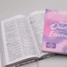 Kit Bíblia de Estudo da Mulher Segundo o Coração de Deus | AS21 | Lettering + Guia Bíblico | Conectada com Deus
