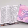 Kit Bíblia ACF Gigante Primavera + Abas Adesivas Aquarela | Poder Divino 