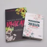 Kit Feminilidade Radical + Devocional Palavras de Jesus em Vermelho | Floral Branca | Mulheres com Deus 