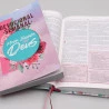 Kit Bíblia da Pregadora | RC | Flores + Devocional Semanal Minha Jornada com Deus | Colagem | Amor Intenso