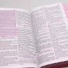 A Bíblia de Estudo da Mulher Sábia | RC | Harpa Avivada e Corinhos | Letra Grande | Capa Pu | Vermelha