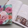 Kit Bíblia Anote a Palavra ACF Floral Verde + Enciclopédia Histórica da Vida de Jesus | Sede Espiritual