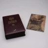 Kit Bíblia de Jerusalém Letra Normal Luxo Vinho Zíper + Didaqué | Vivenciando a Fé
