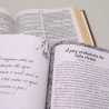 Kit Bíblia de Estudo KJA Letra Hipergigante | Vintage + Devocional Minutos de Paz | Leão Dourado | Graça Divina 