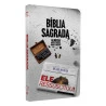 Bíblia Slim Capa Dura | RC | Harpa e Courinhos - Ressucitou